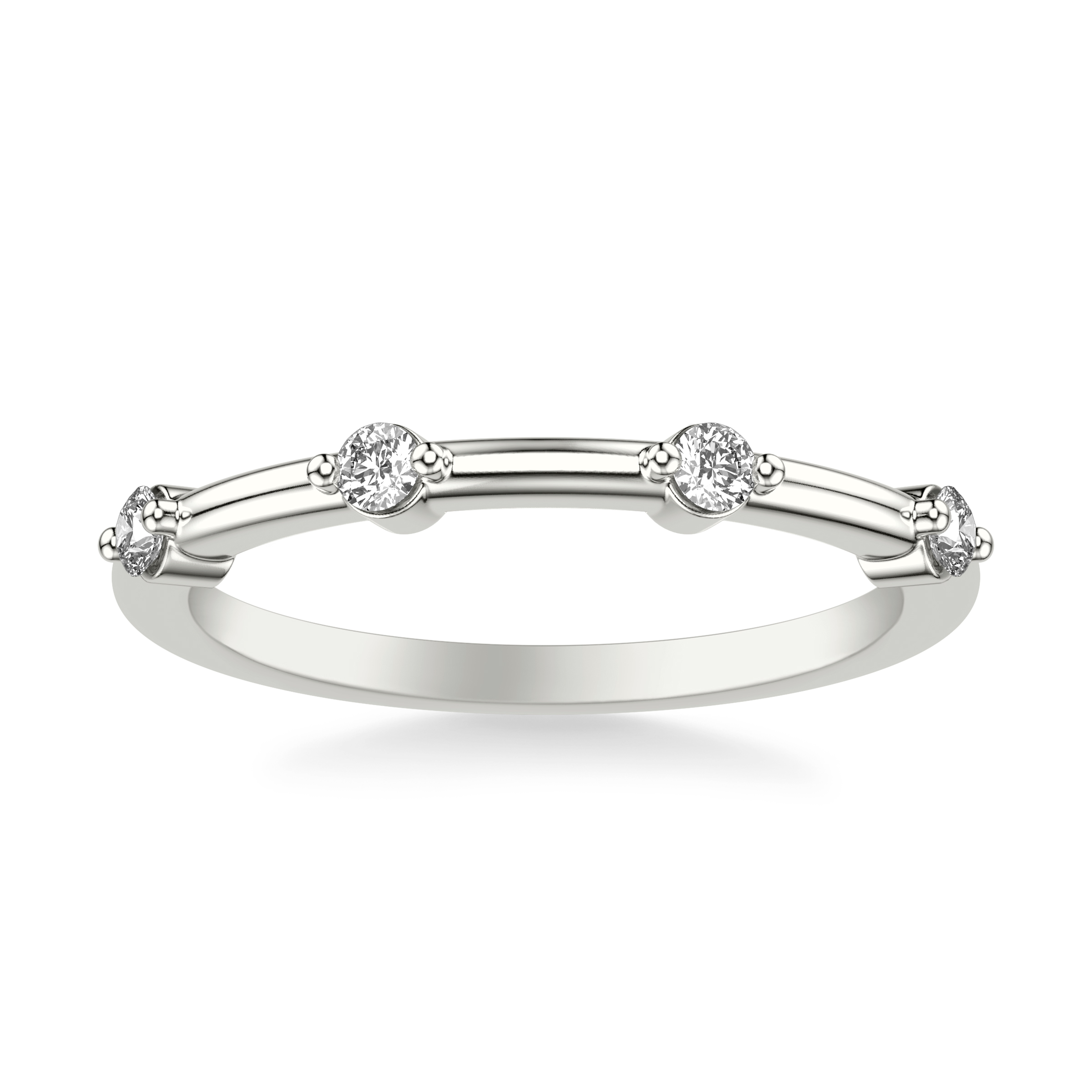 Daria Classic Diamond Wedding Band