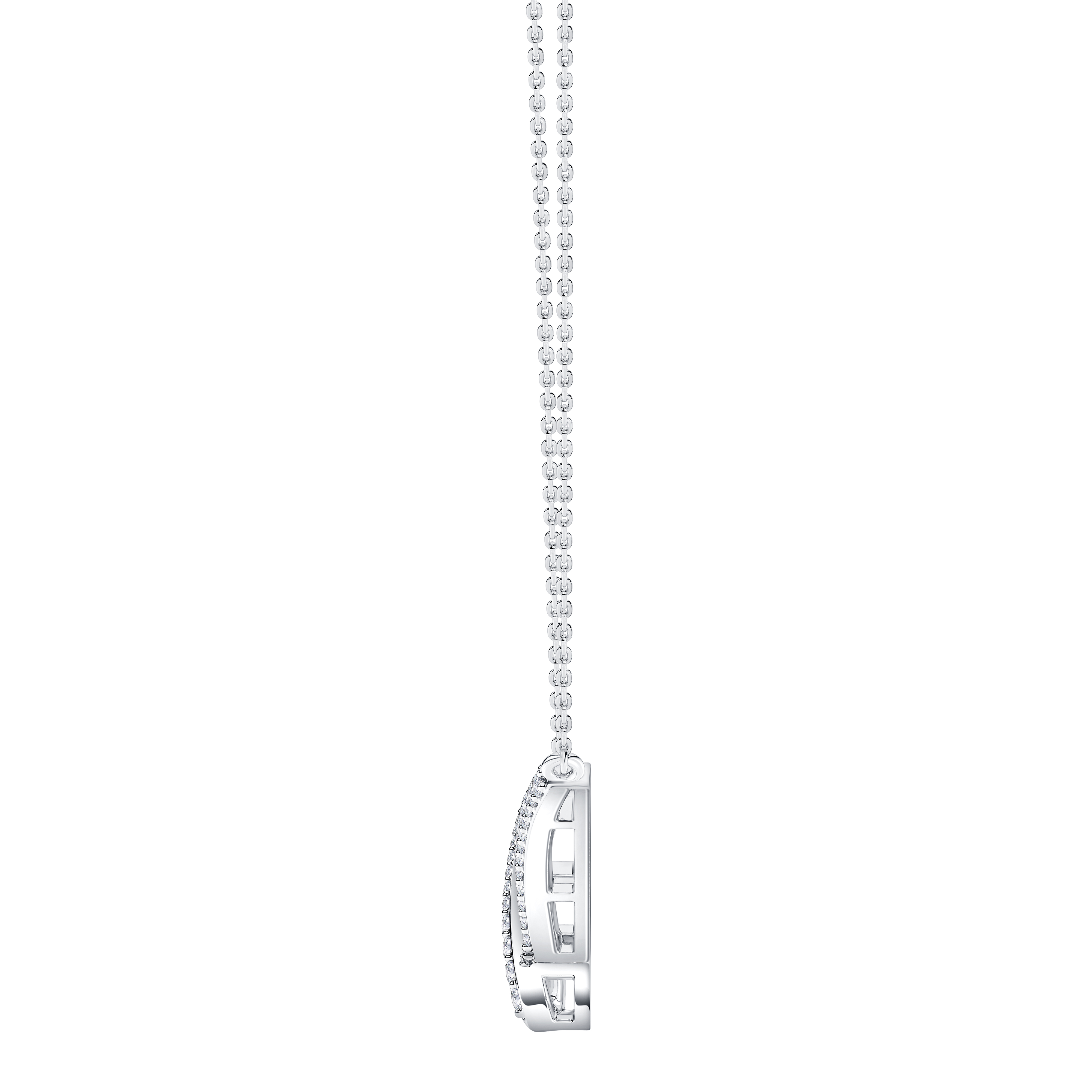 Ribbon Lab Diamond Necklace