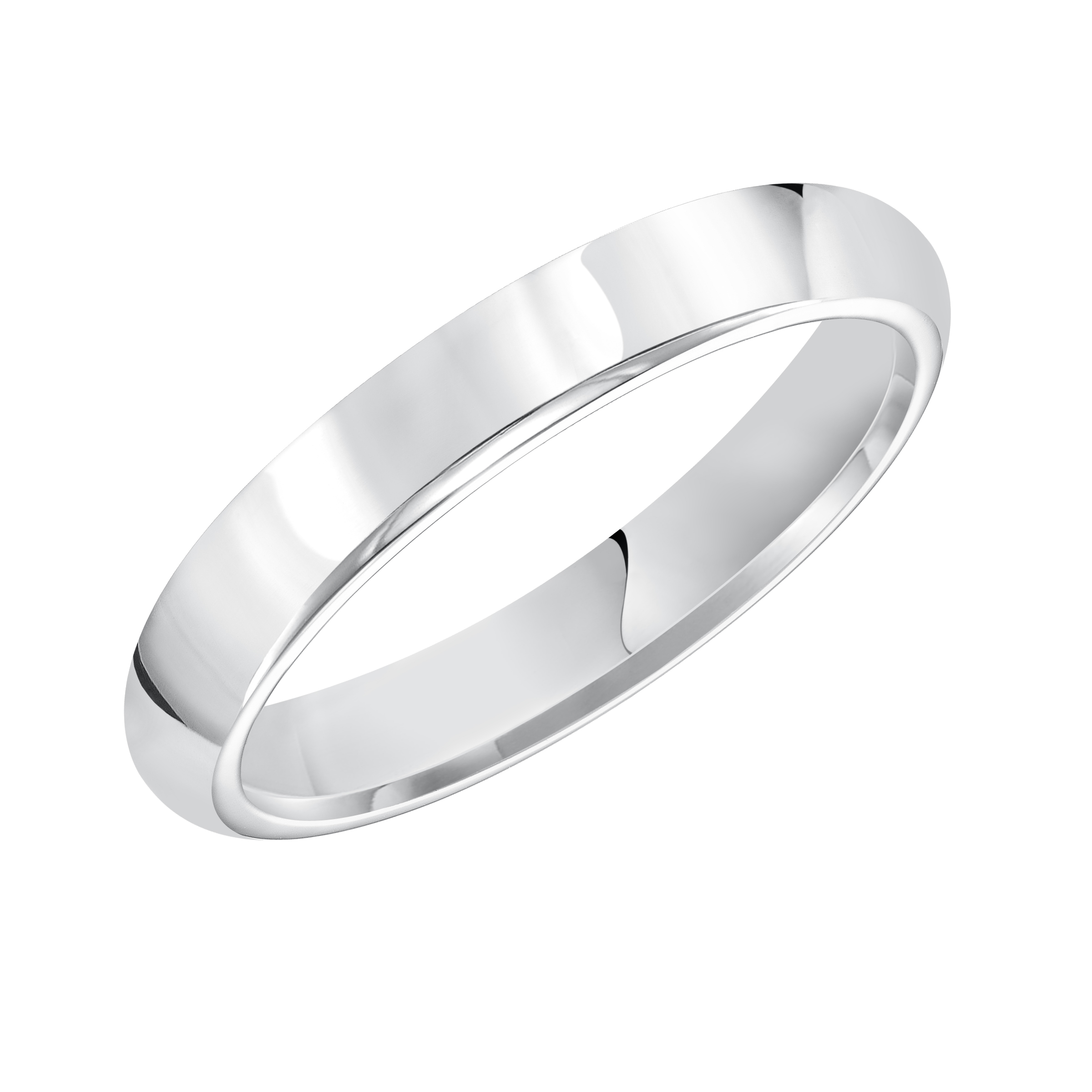 High Dome Comfort Fit Polished Band (5mm)