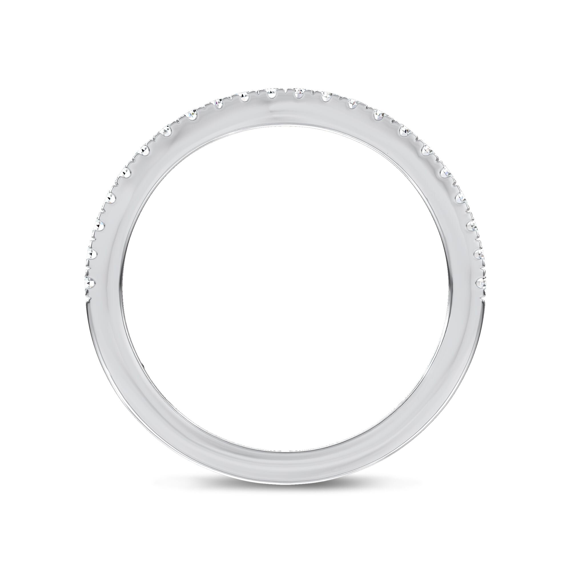 Serenade Contoured Pave Band by Christian Siriano