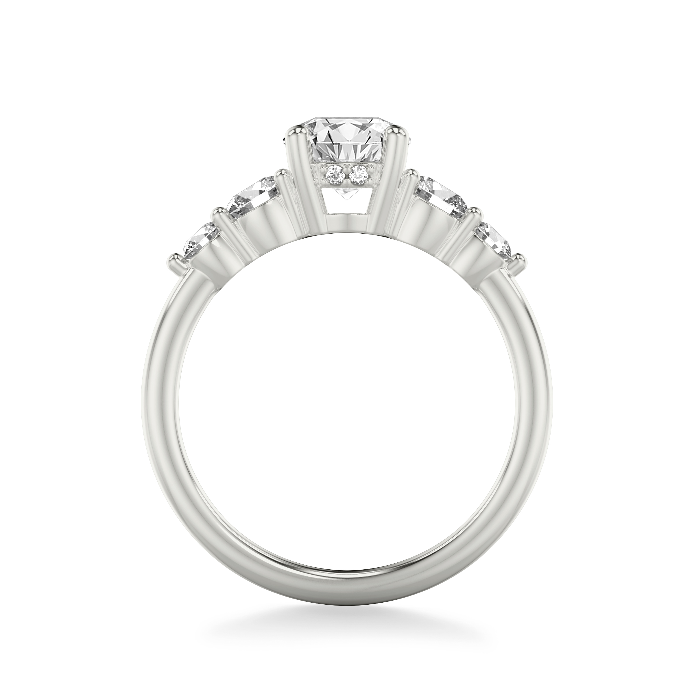 Tamara Hidden Halo Engagement Ring