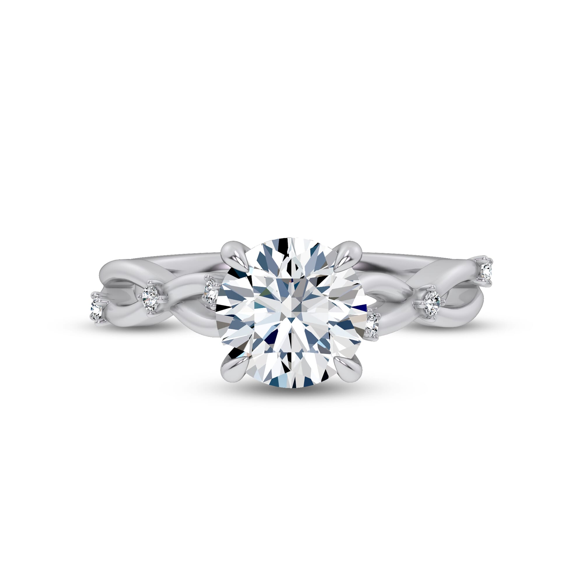 Tira Twist Engagement Ring