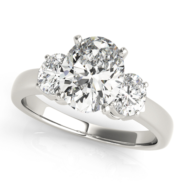 Florentina Three Stone Engagement Ring