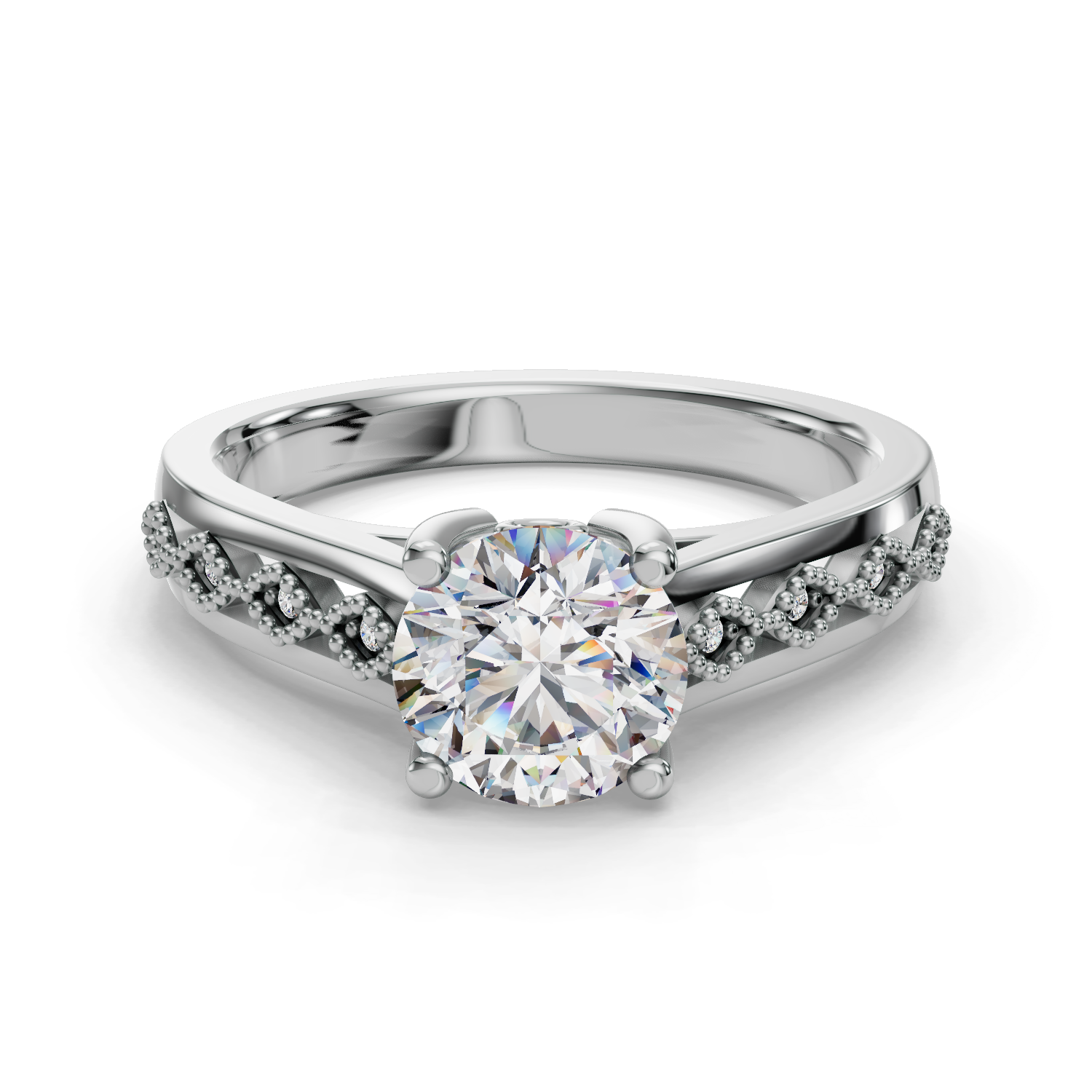 Meadow Solitaire Engagement Ring