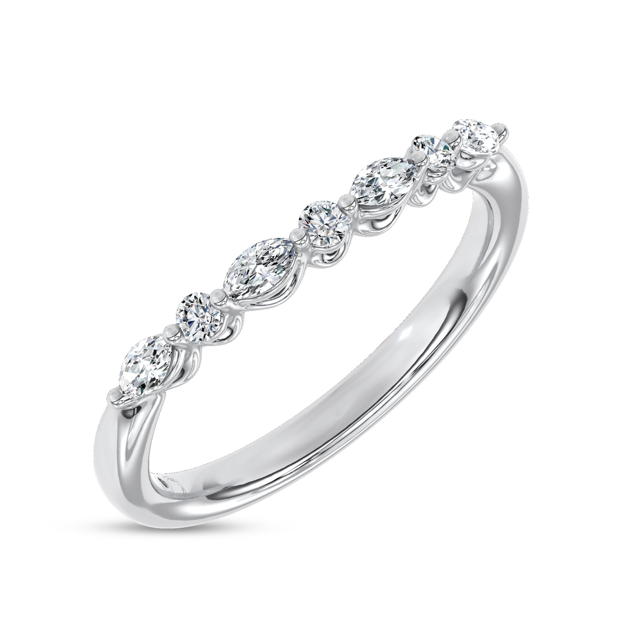 Novelle Mixed Shape Band by Christian Siriano