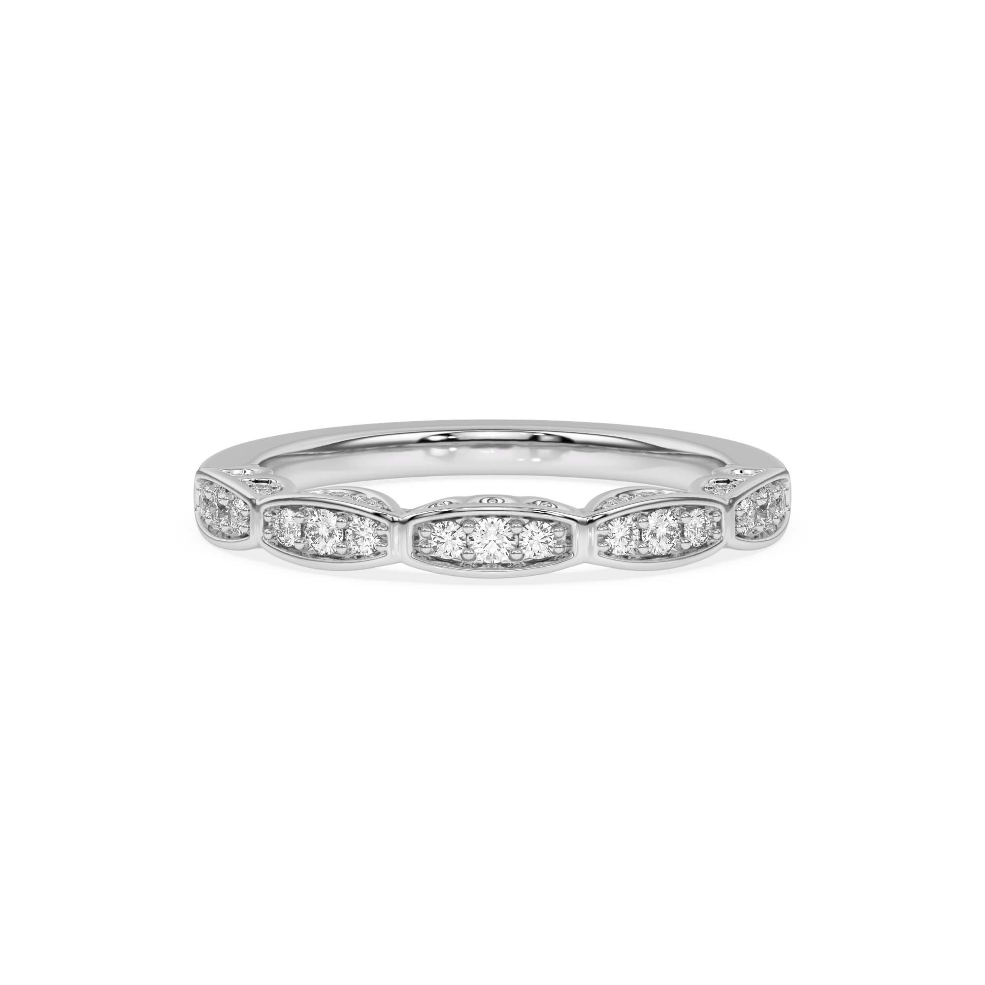 Aurelia Station-Set Pave Band