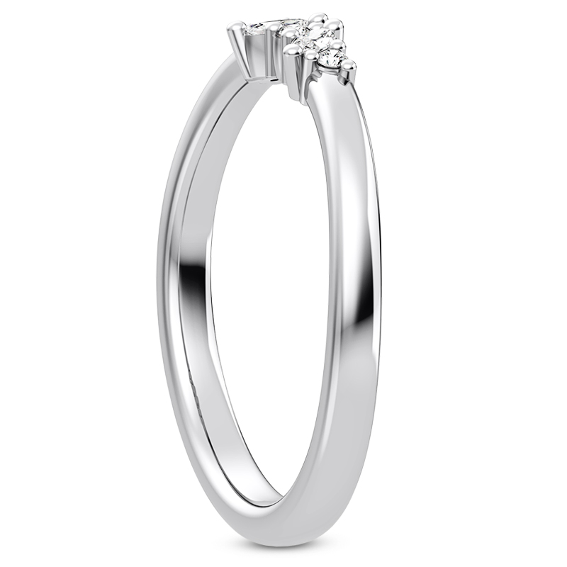 Mixed-Shape Diamond Band
