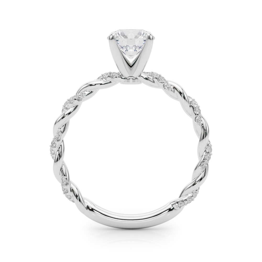 Freya Diamond Twist Engagement Ring