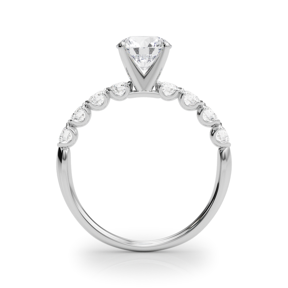 Chauncy U Prong Diamond Engagement Ring