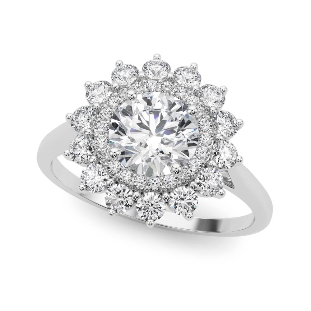 Jessie Double Halo Engagement Ring