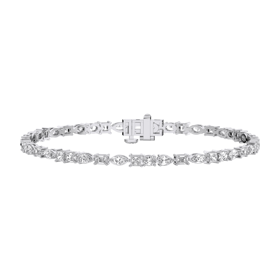Isara Mixed Shape Diamond Bracelet