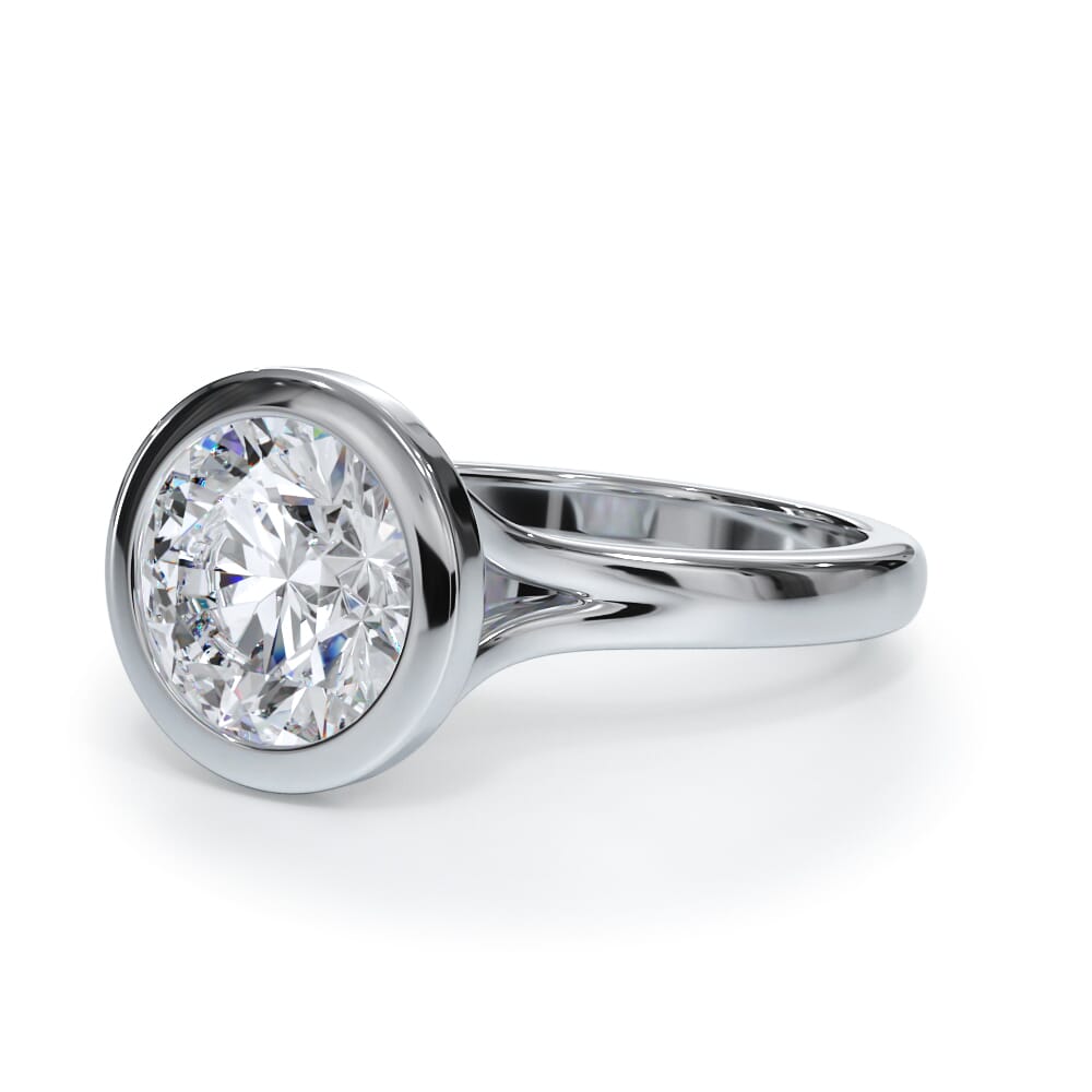 Bellora Cathedral Bezel Engagement Ring