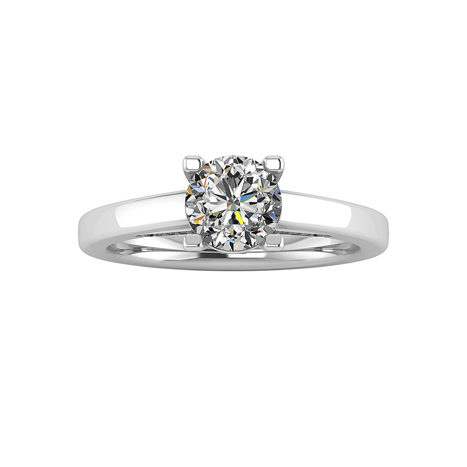 Eliza Pave Arch Engagement Ring