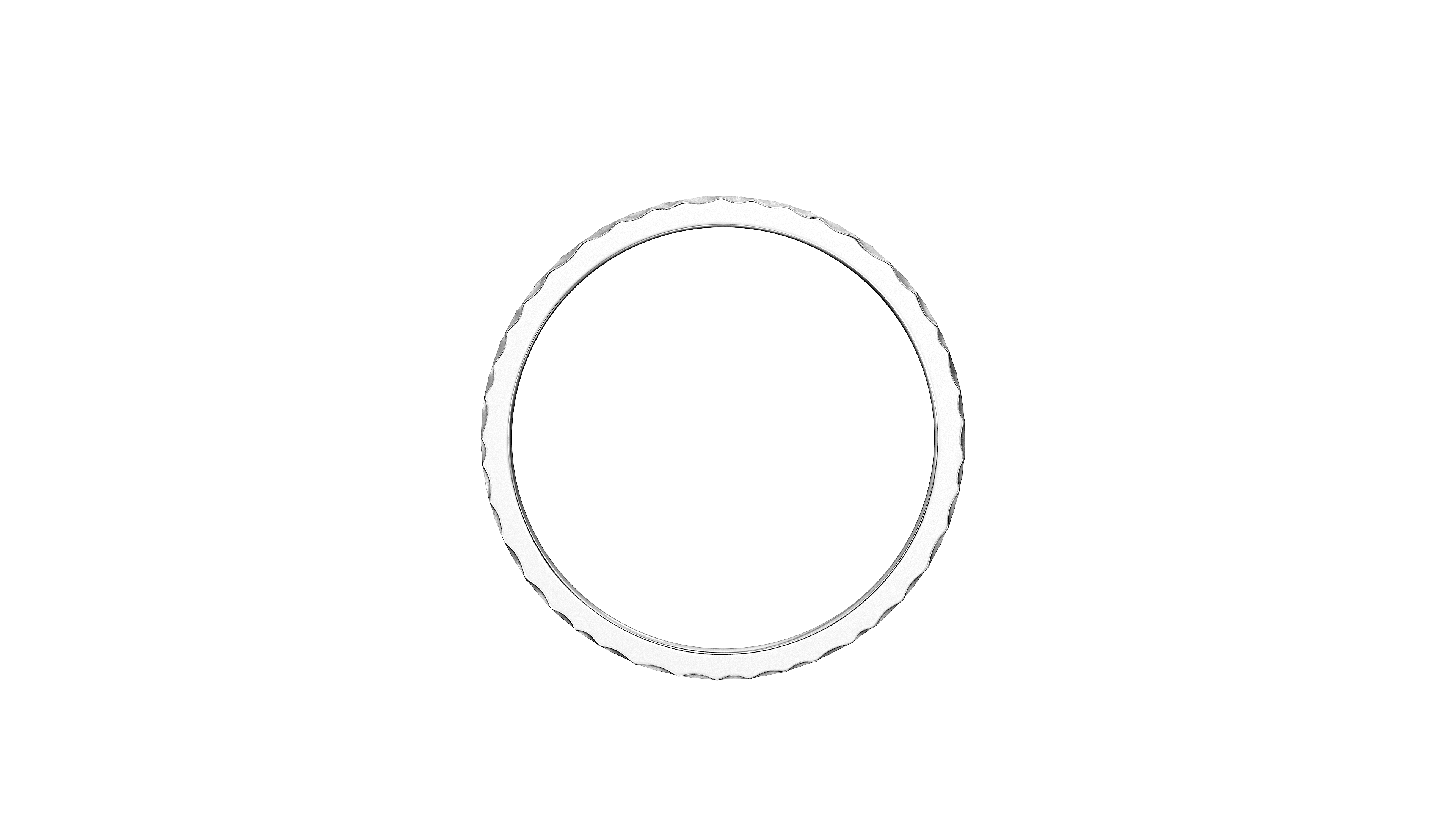 Hammered Brushed Stackable Band (1.5mm)