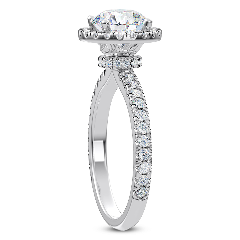 Delores Halo Engagement Ring