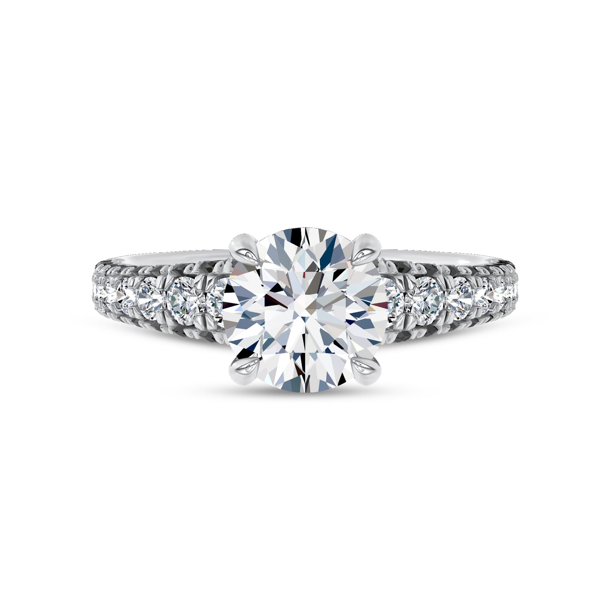Midnight Noir Engagement Ring by Christian Siriano
