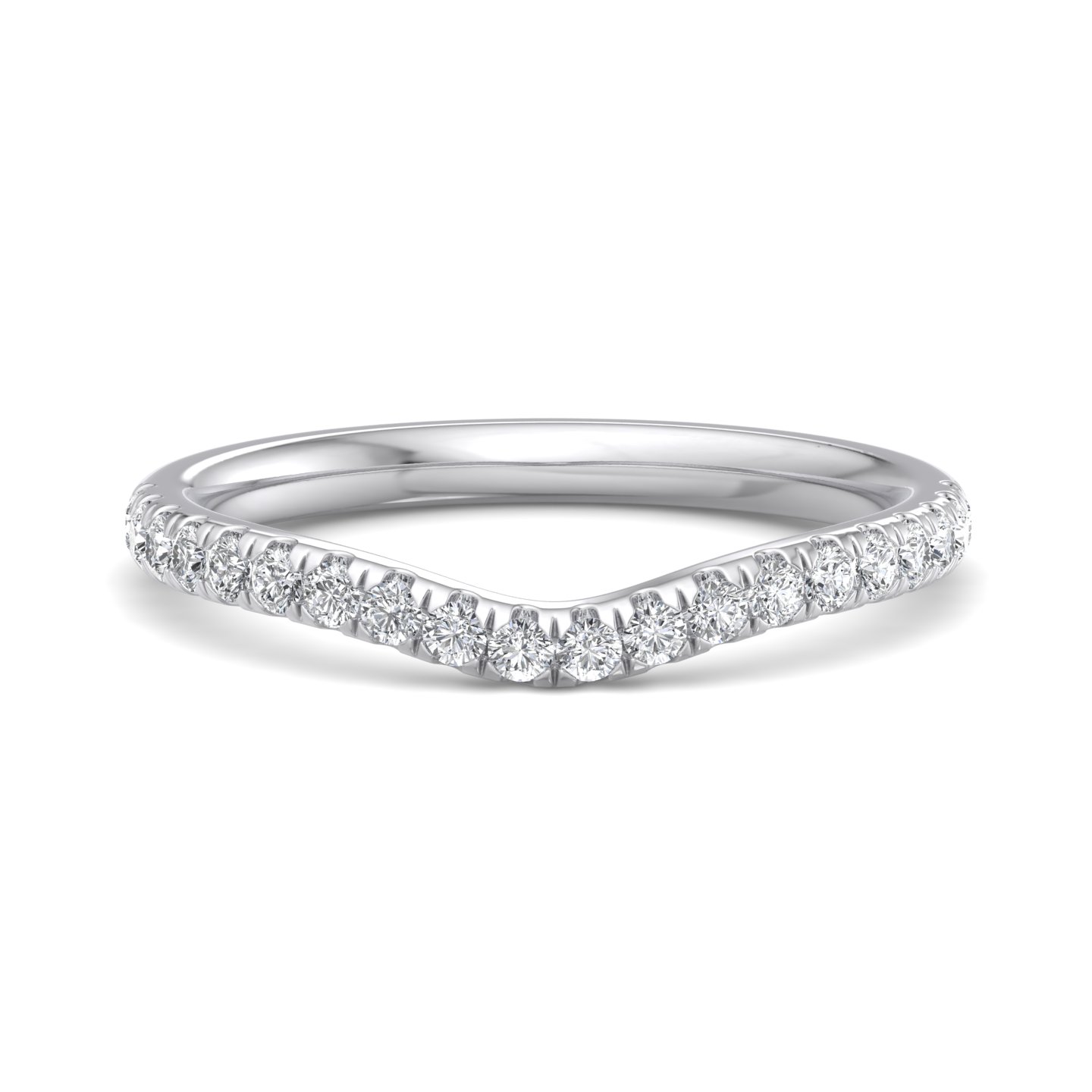 Jayleen Pave Curved Band