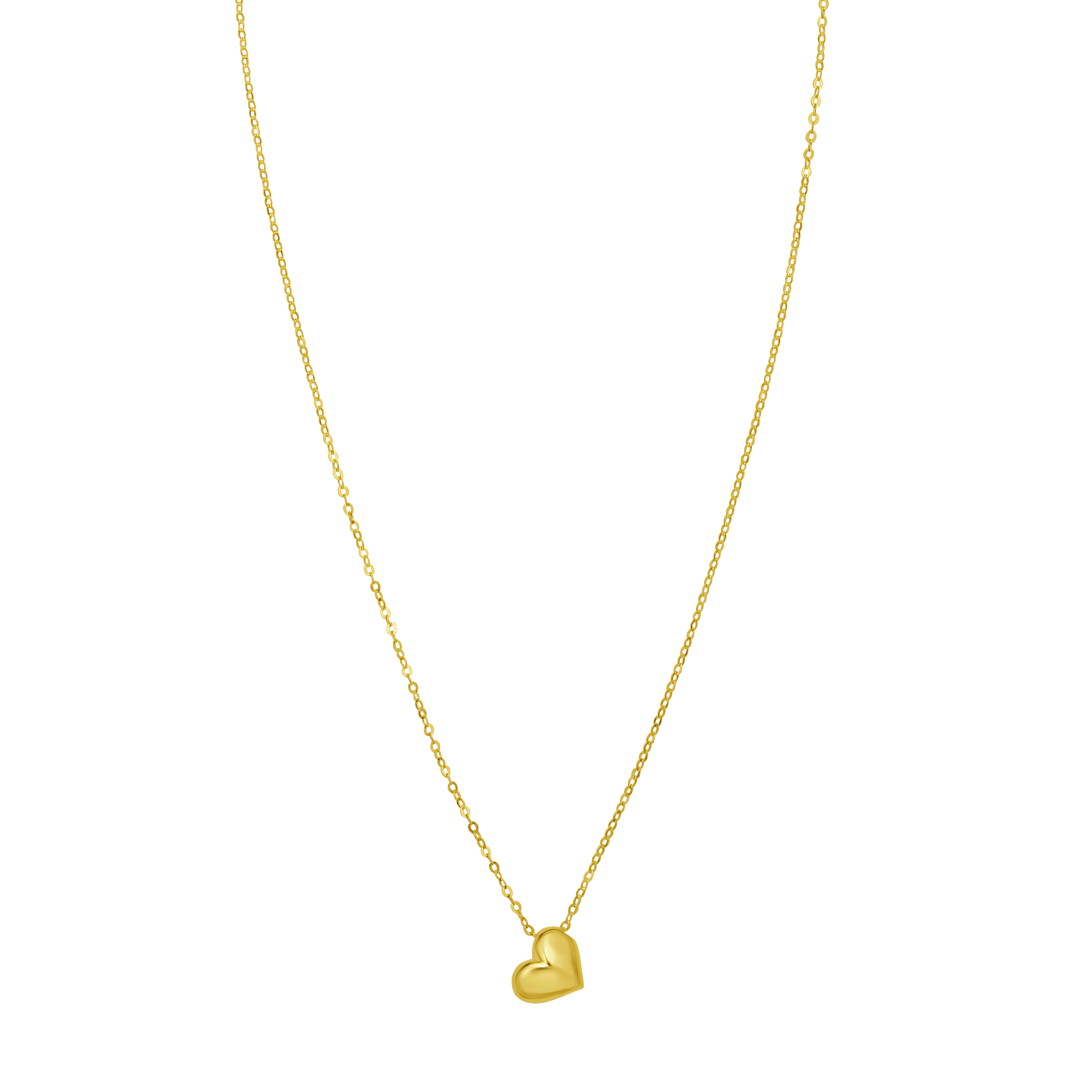 Mini Puff Heart Sway Necklace