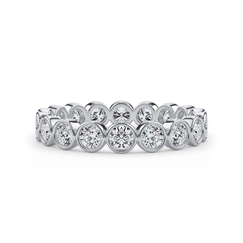Bezel Set Round Diamond Eternity Ring (1.00ct. tw.)