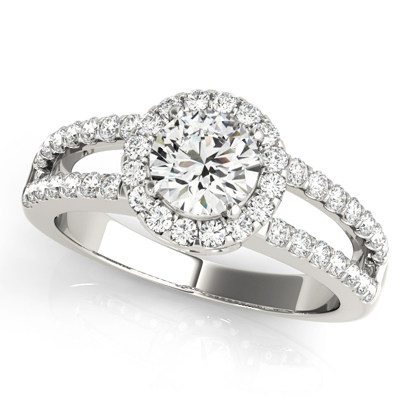 Ember Halo Engagement Ring
