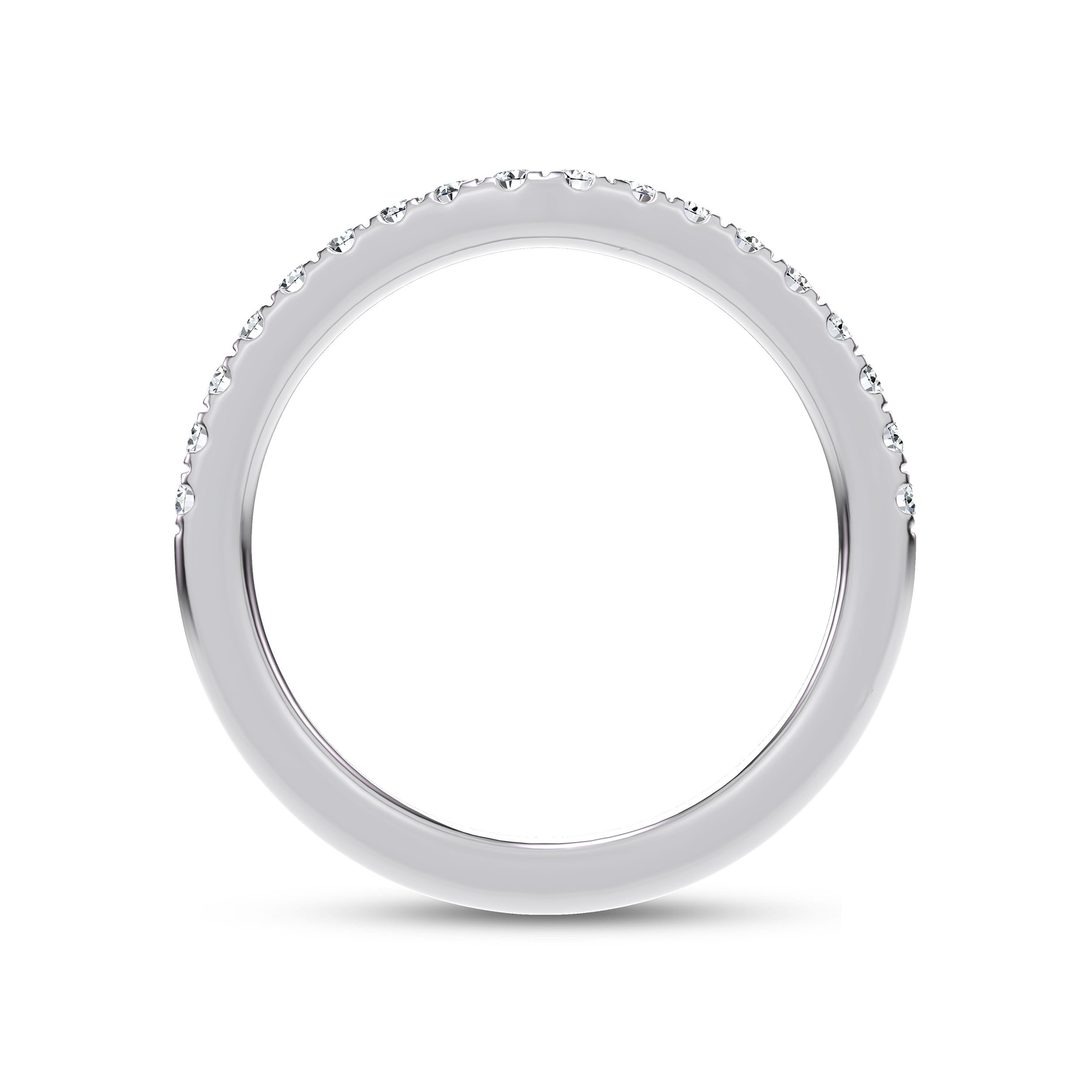 Alexandra Curved Pave Band