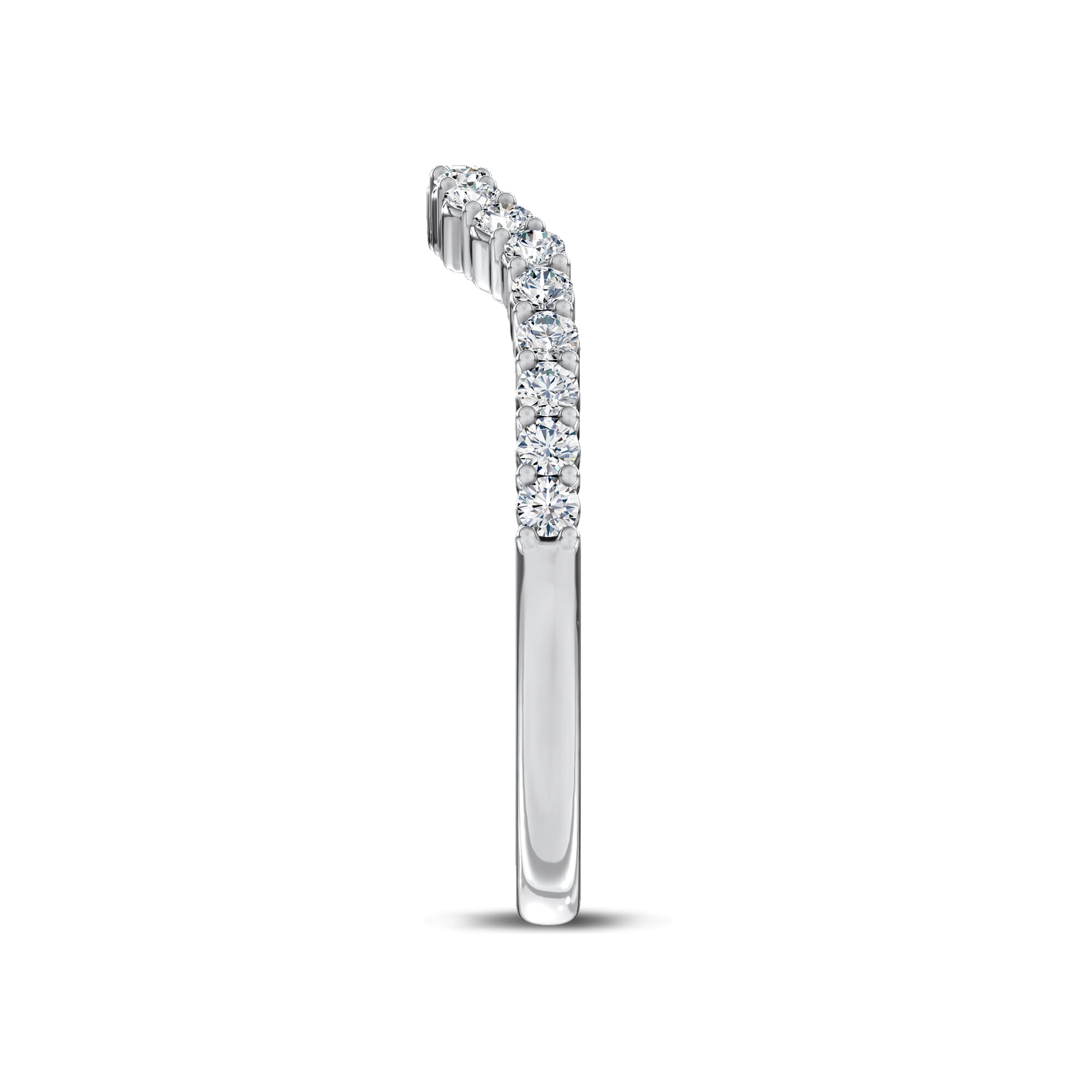 Dorian Contour Pave Band
