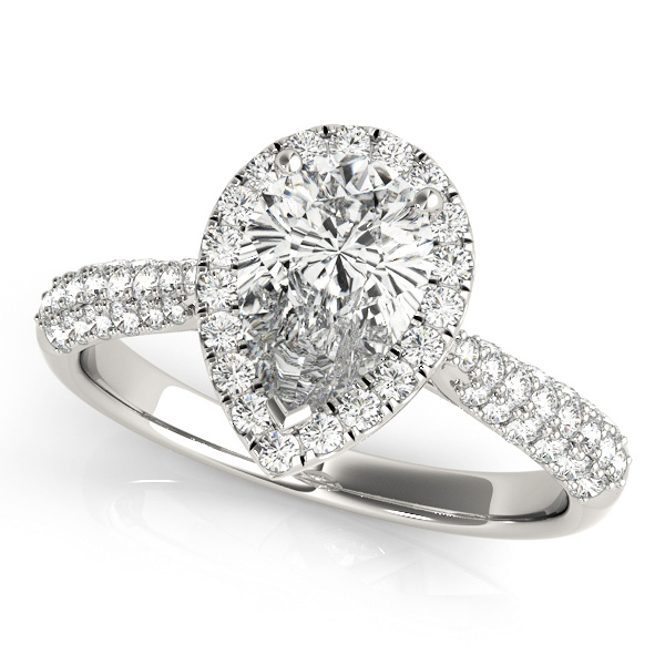 June Halo Engagement Ring