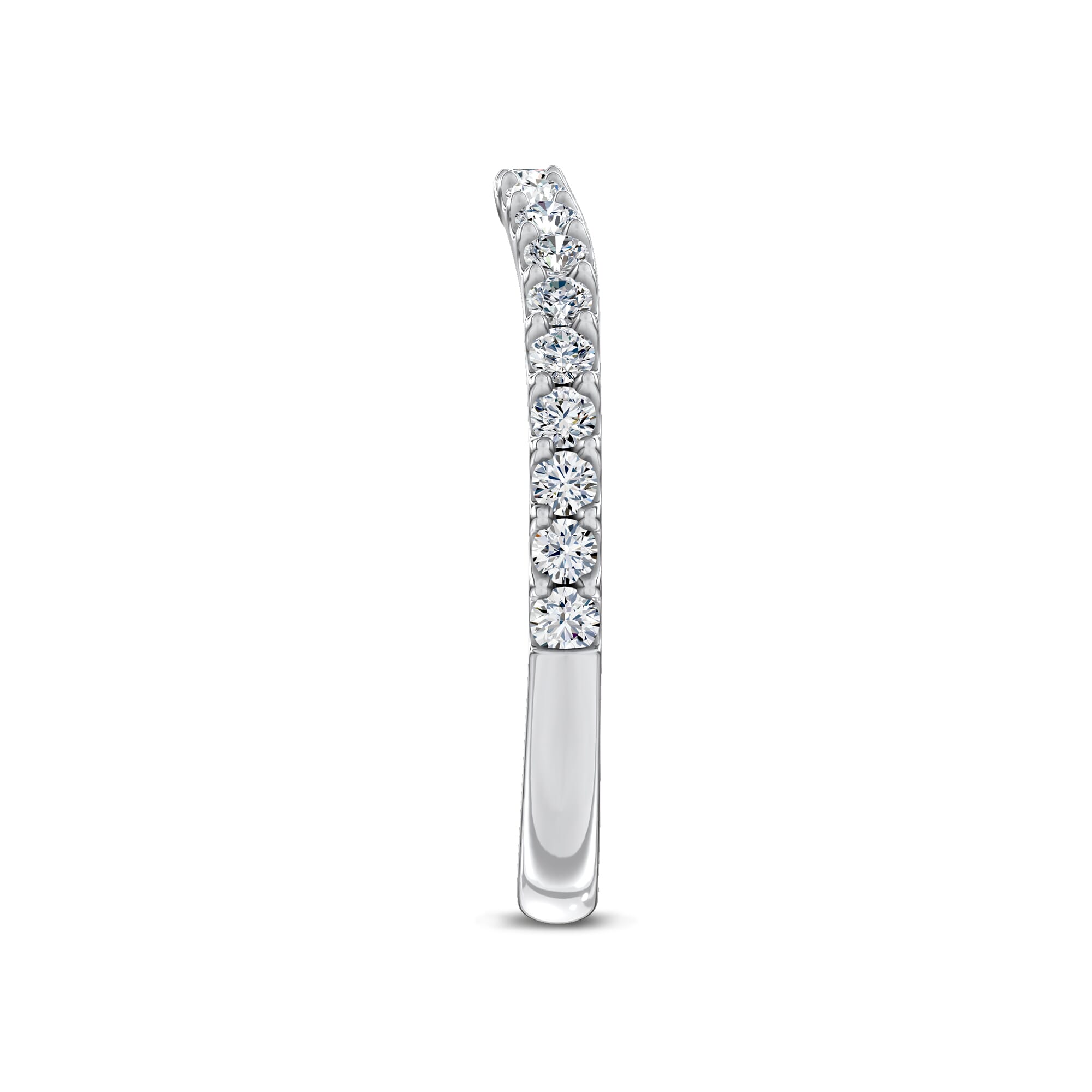 Perelle Contour Pave Band