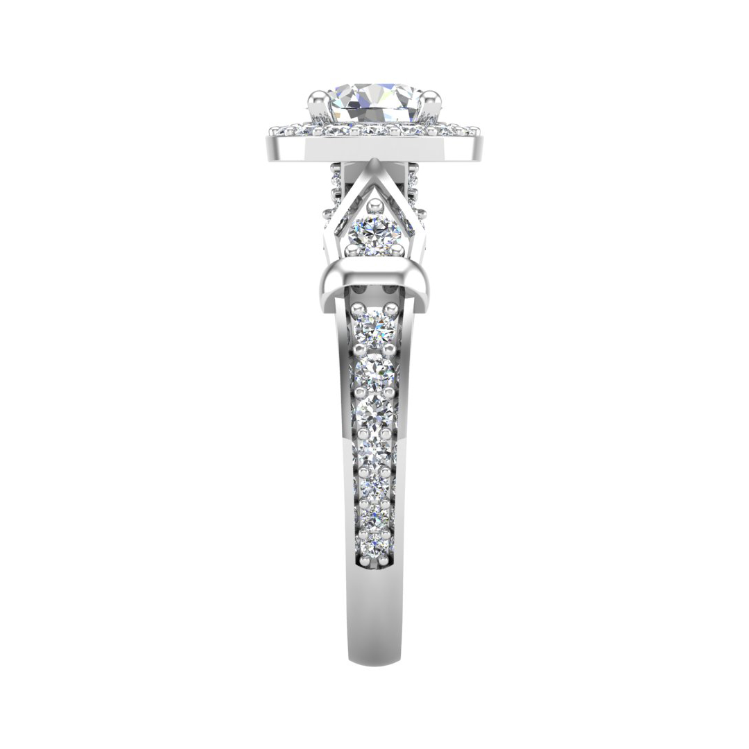 Brynn Halo Engagement Ring