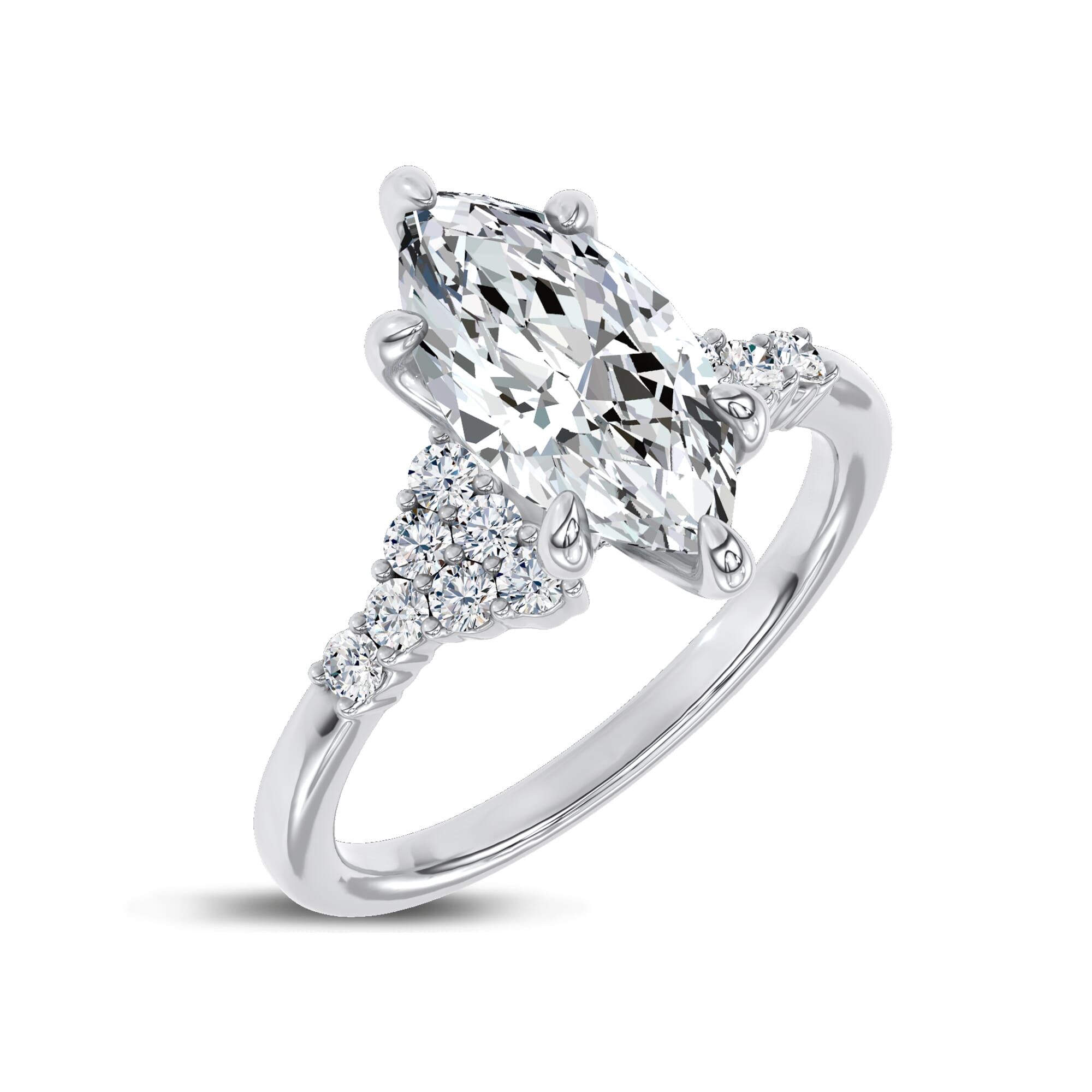 Dorian Cluster Engagement Ring