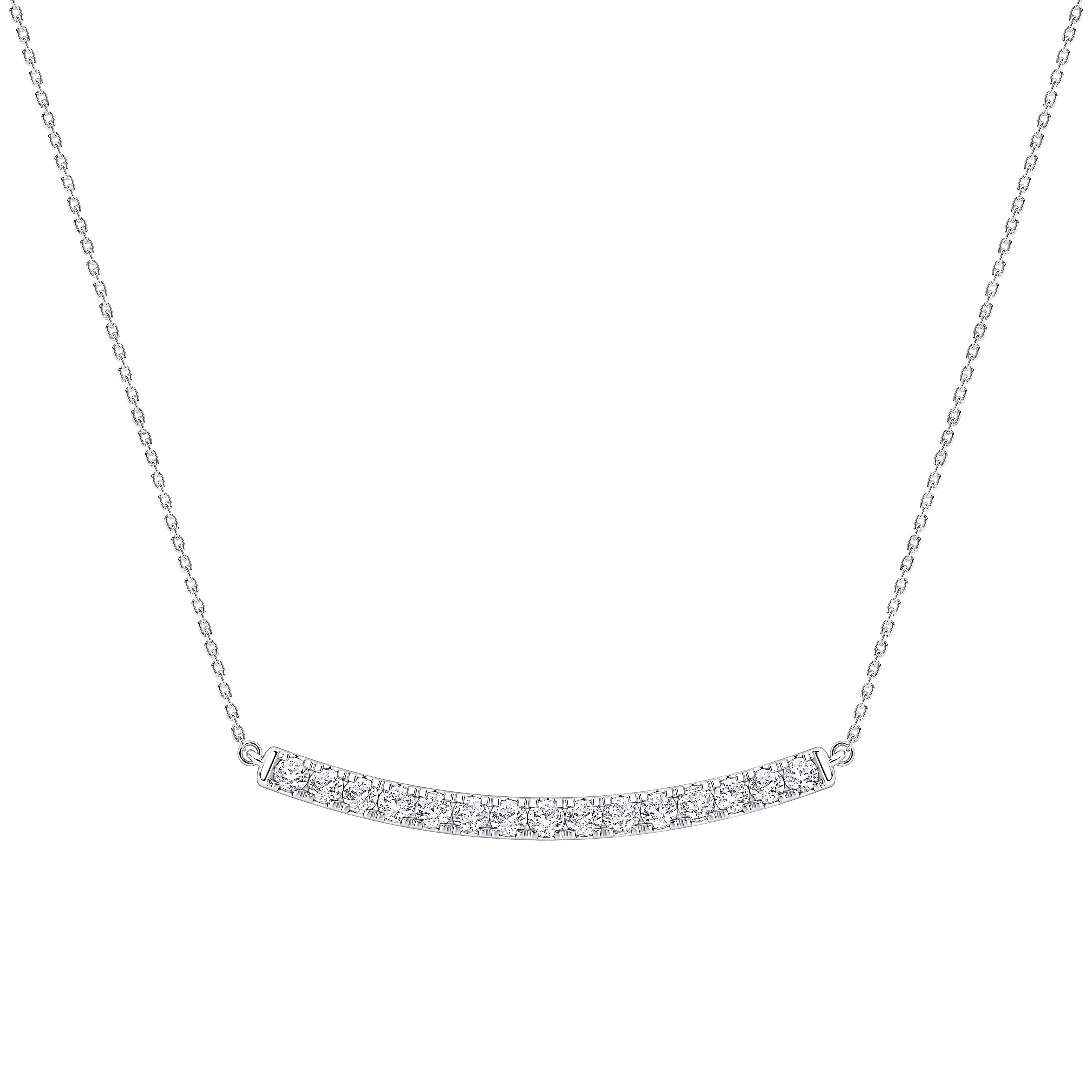 Smiling Sparkle Lab Diamond Necklace