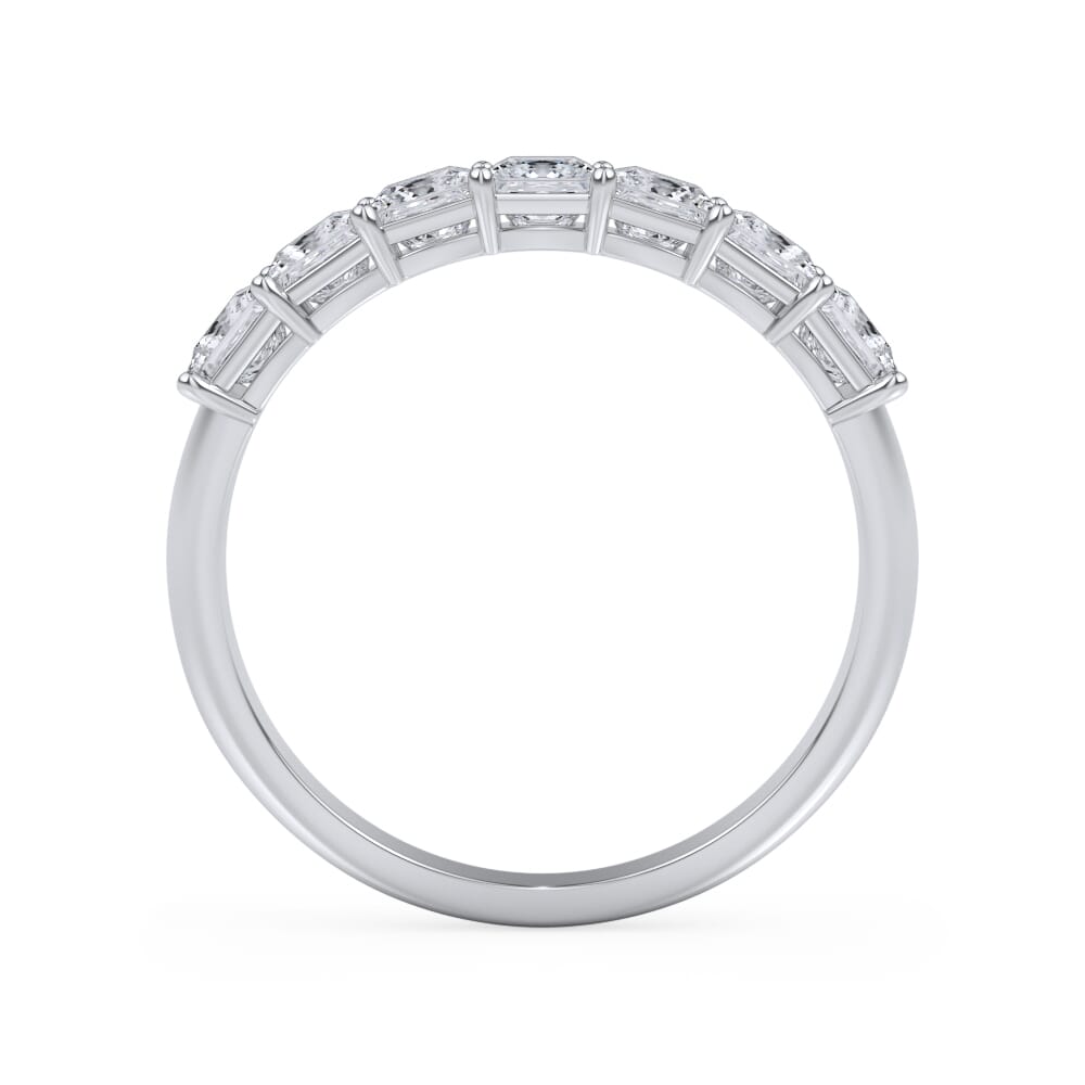 Princess Cut Diamond 7 Stone Ring