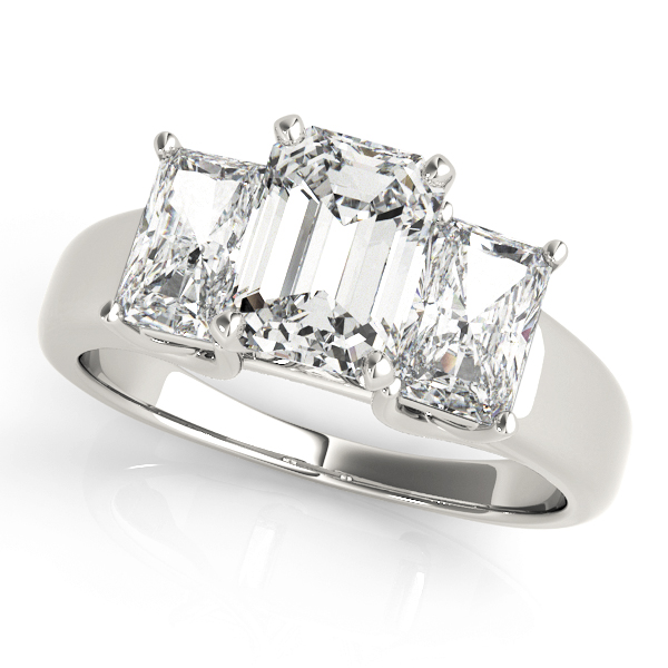 Oceana Three Stone Engagement Ring