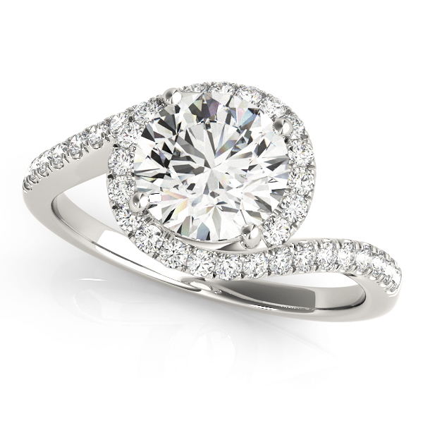 Phoenix Halo Engagement Ring