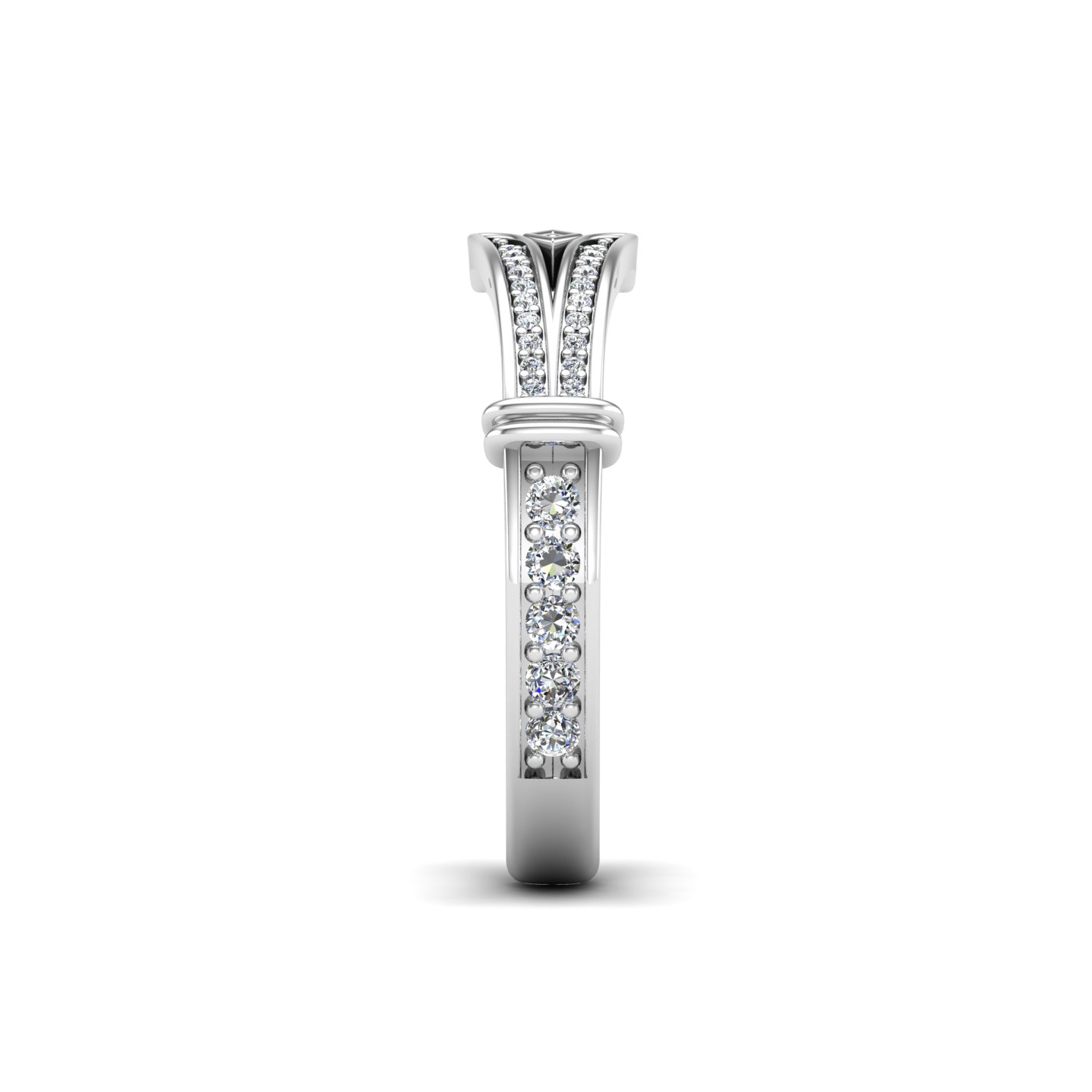 Georgia Art Deco Diamond Band
