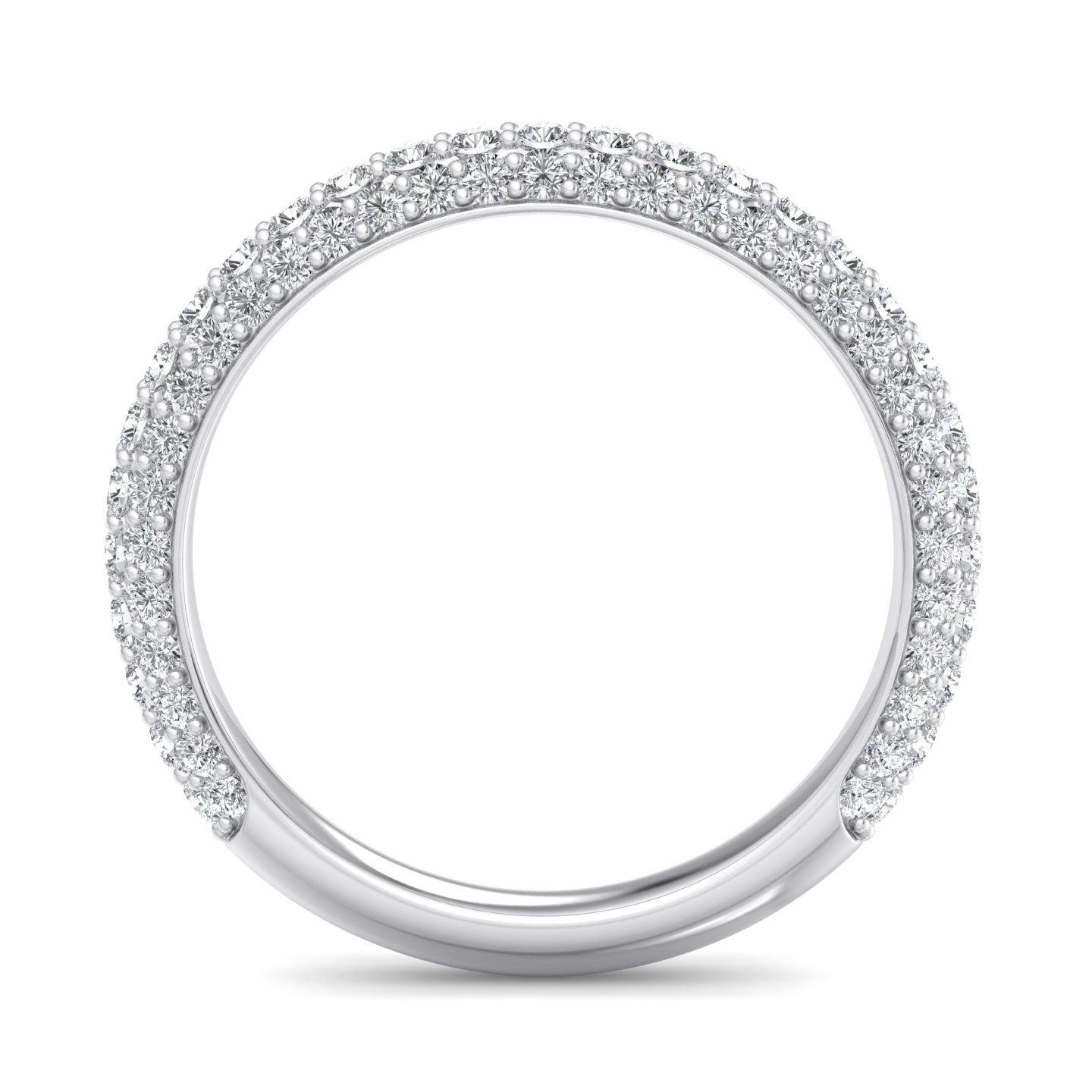 Skyler Rolled Pave Band