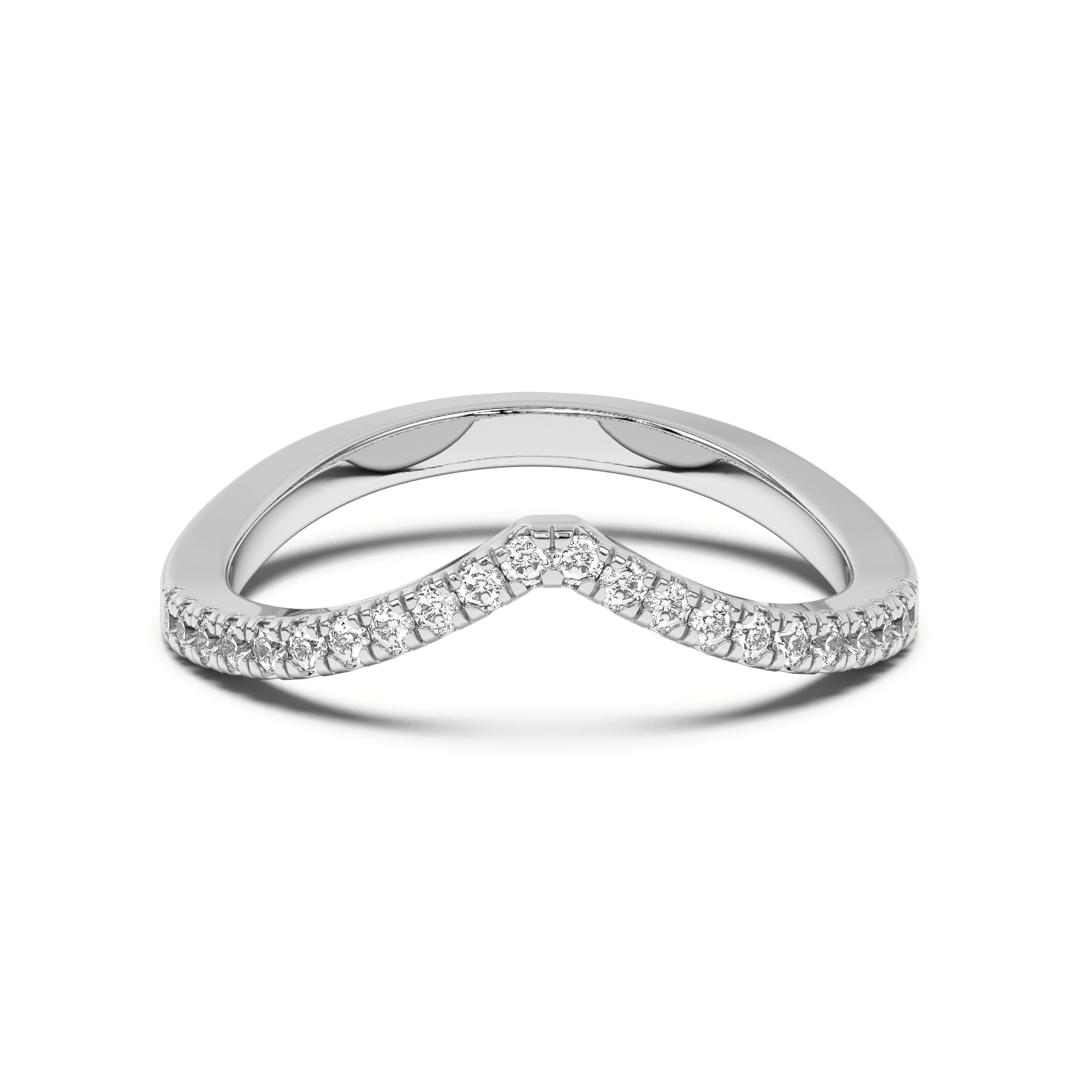 Nadine Pave Chevron Band