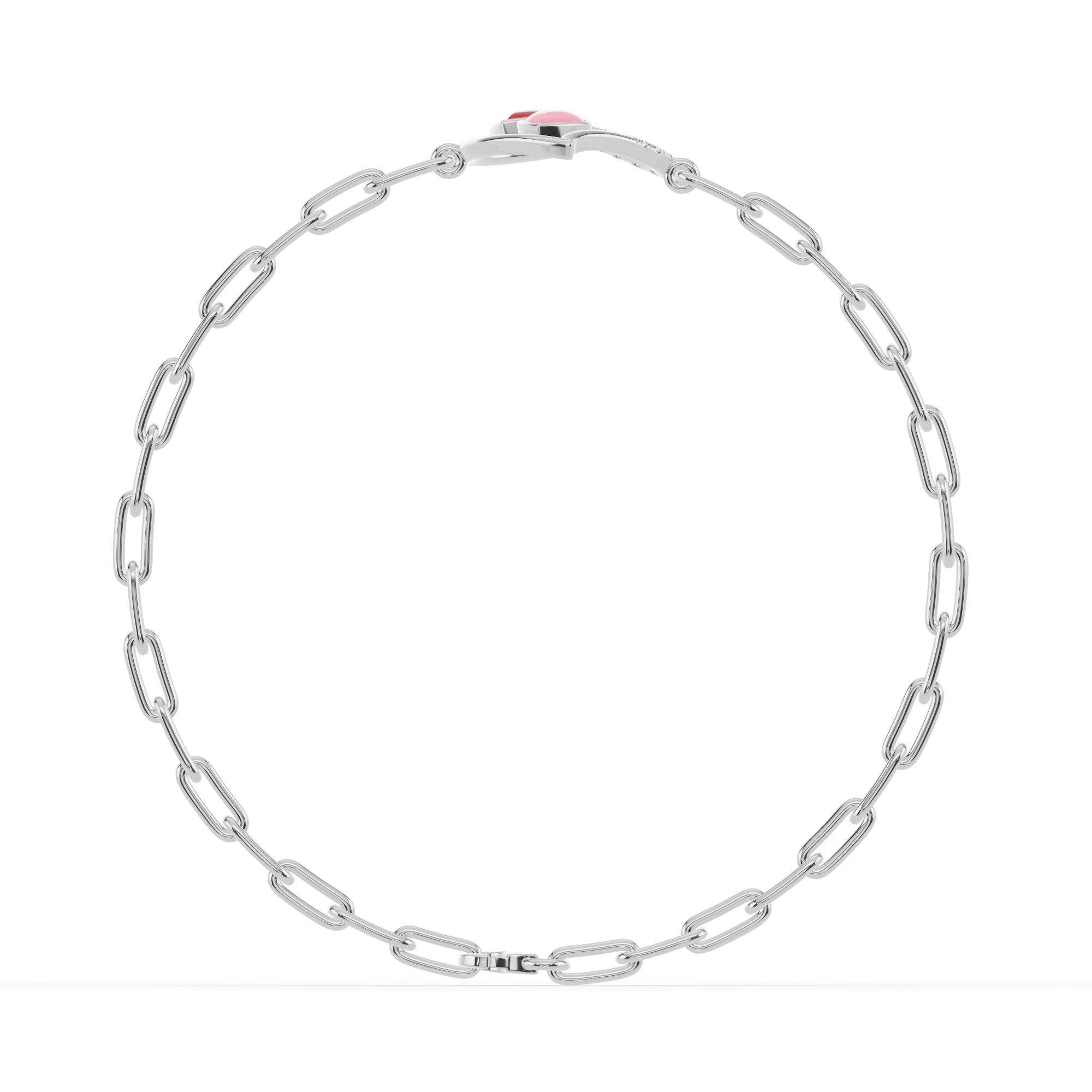 Duet Pavé Heart Bracelet