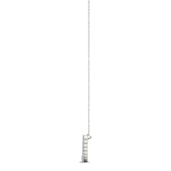 Bubbly Lab Diamond Line Necklace