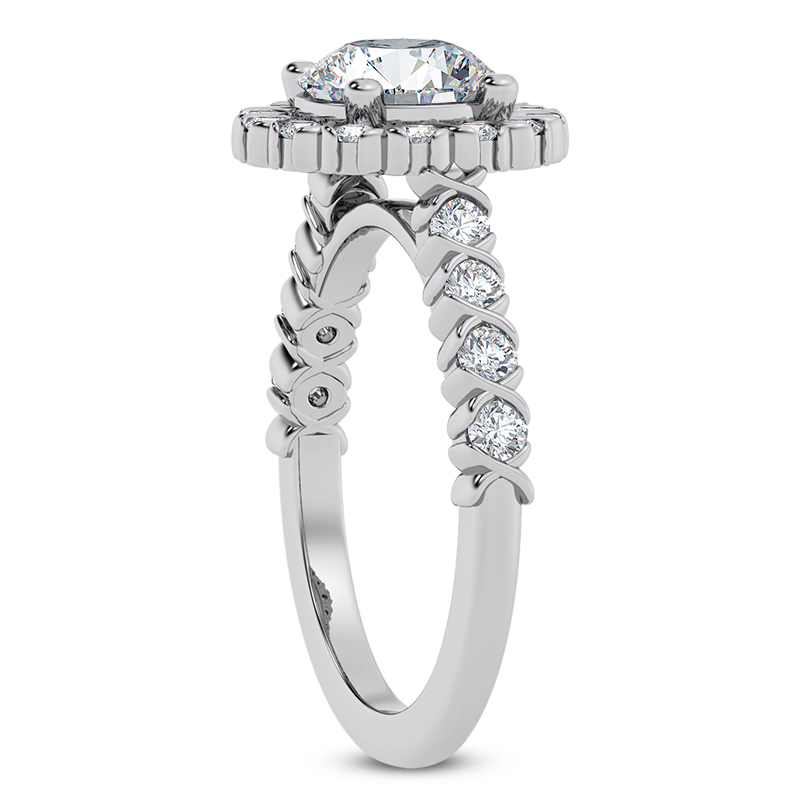 Lovi XO Halo Engagement Ring