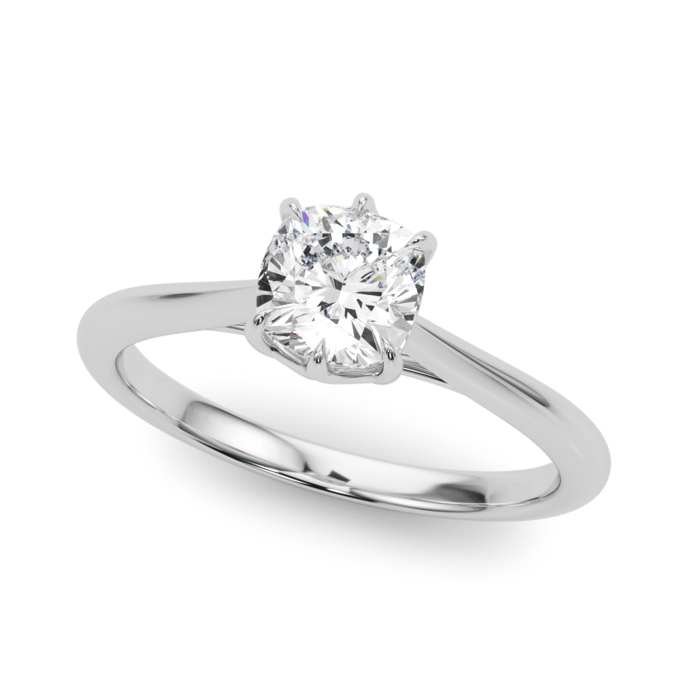 Harbor 6 Prong Cushion Cut Engagement Ring