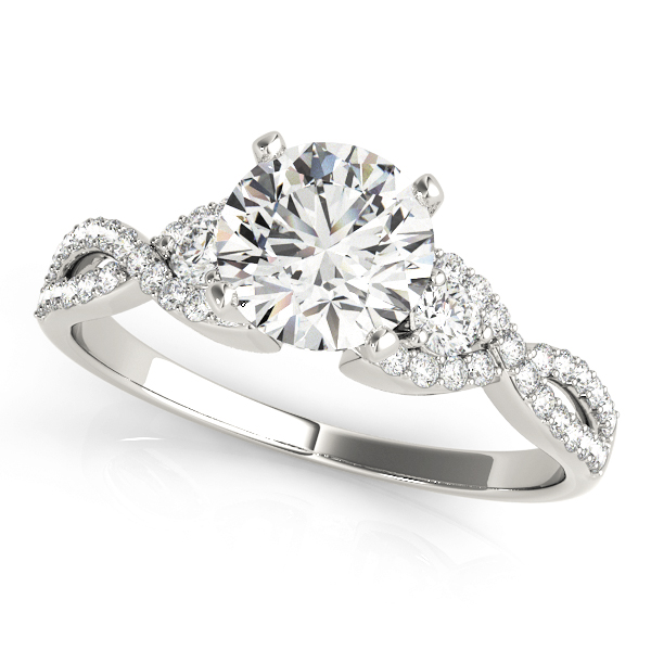 Rosalina Micro Pave Engagement Ring