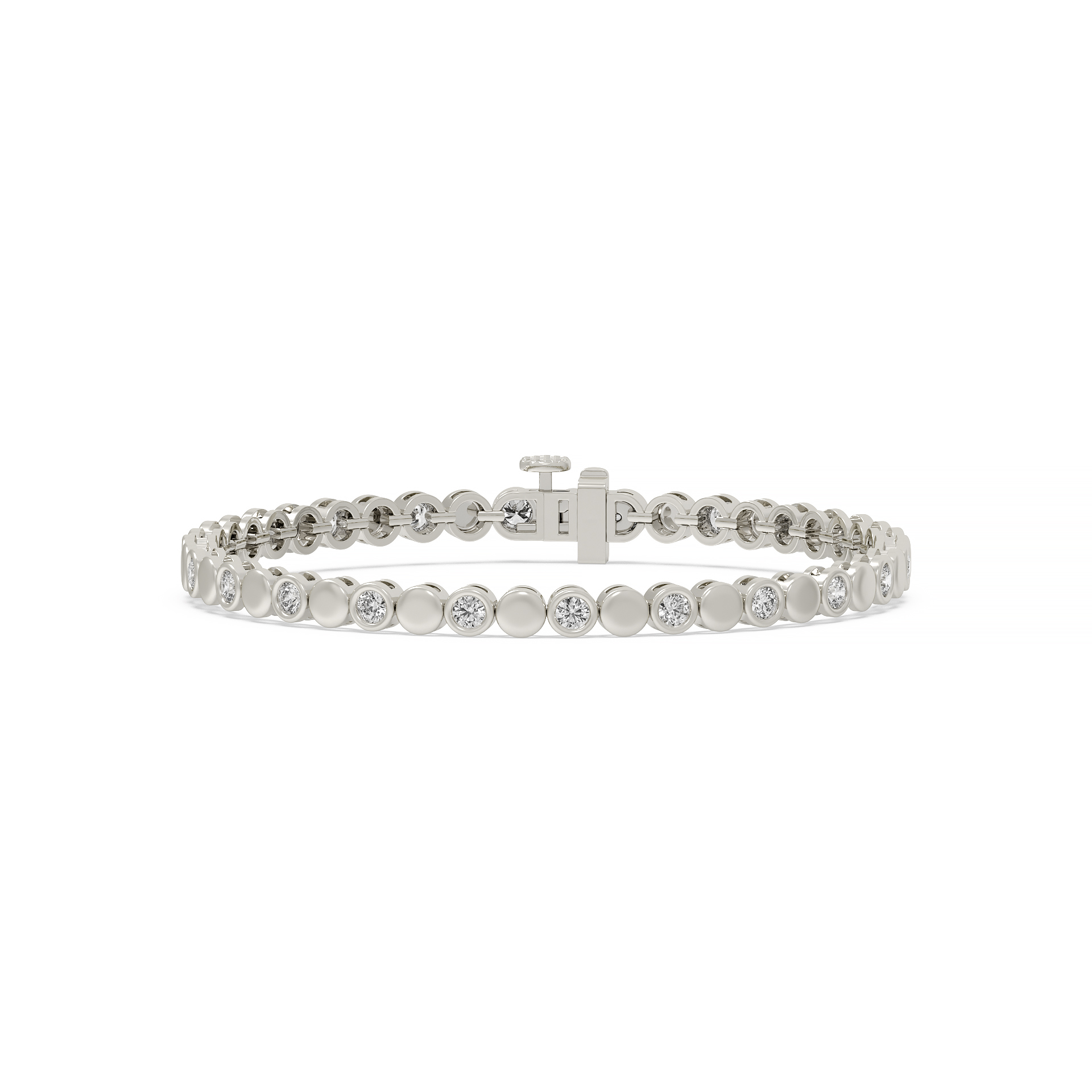 Rhythm Bezel Diamond Bracelet