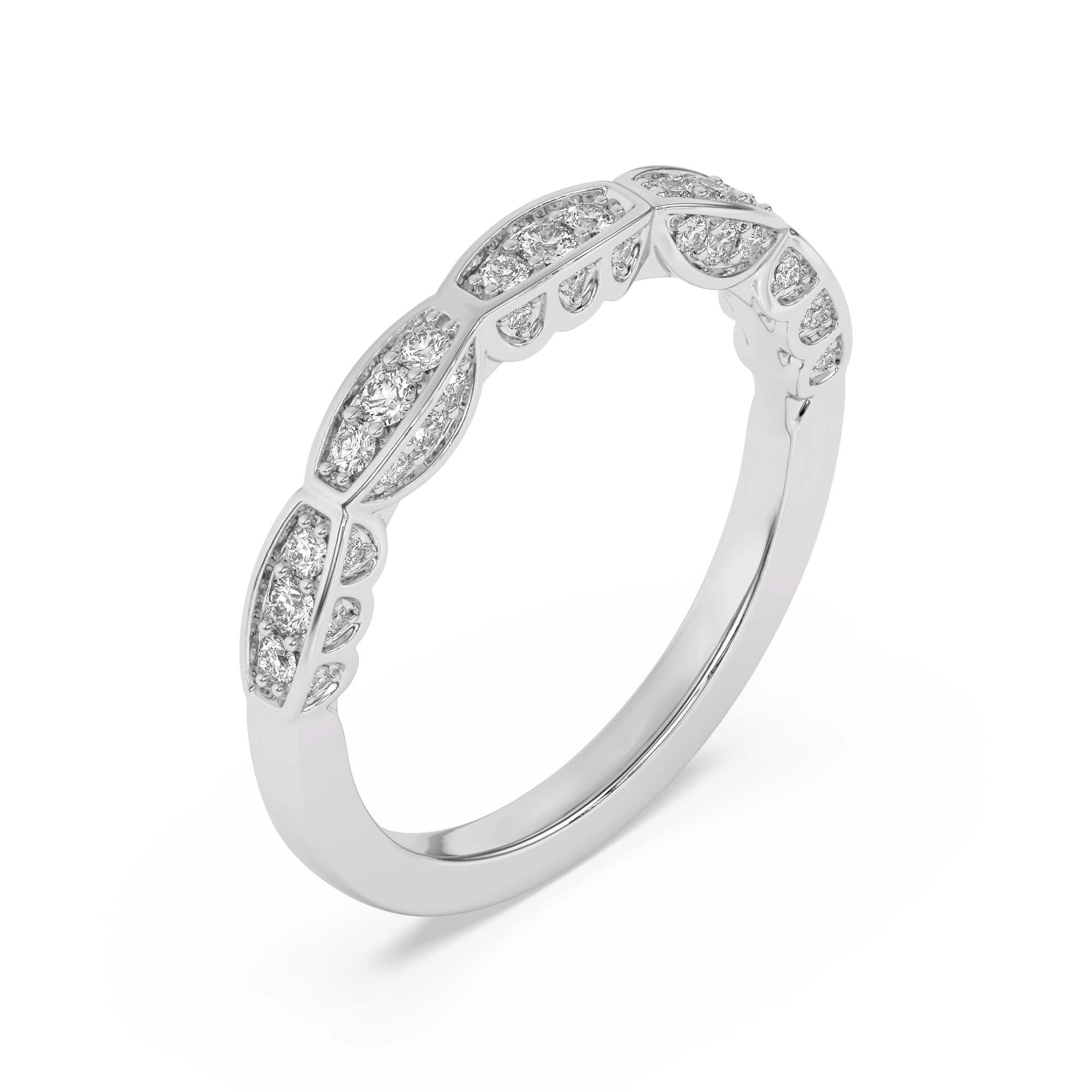 Aurelia Station-Set Pave Band