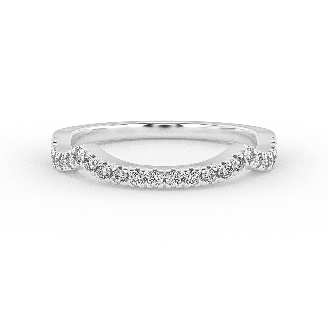 Zoey Curved Diamond Band