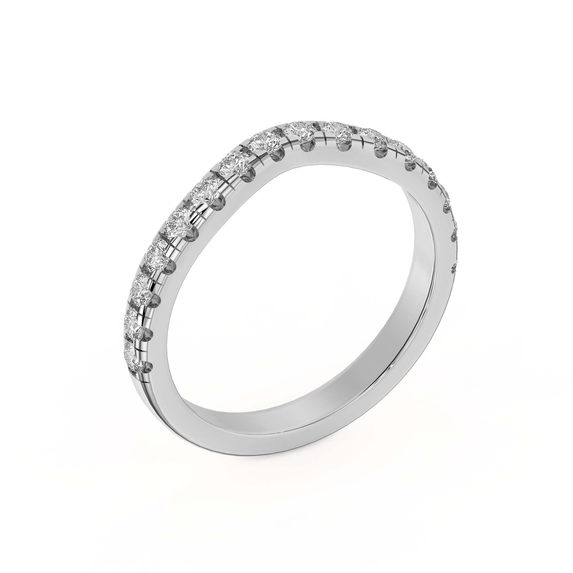 Betsy Grand Curved Lab Pave Band