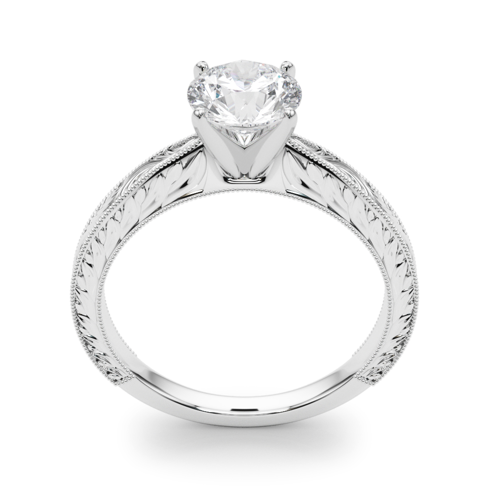Mila Vintage-Inspired Solitaire Engagement Ring