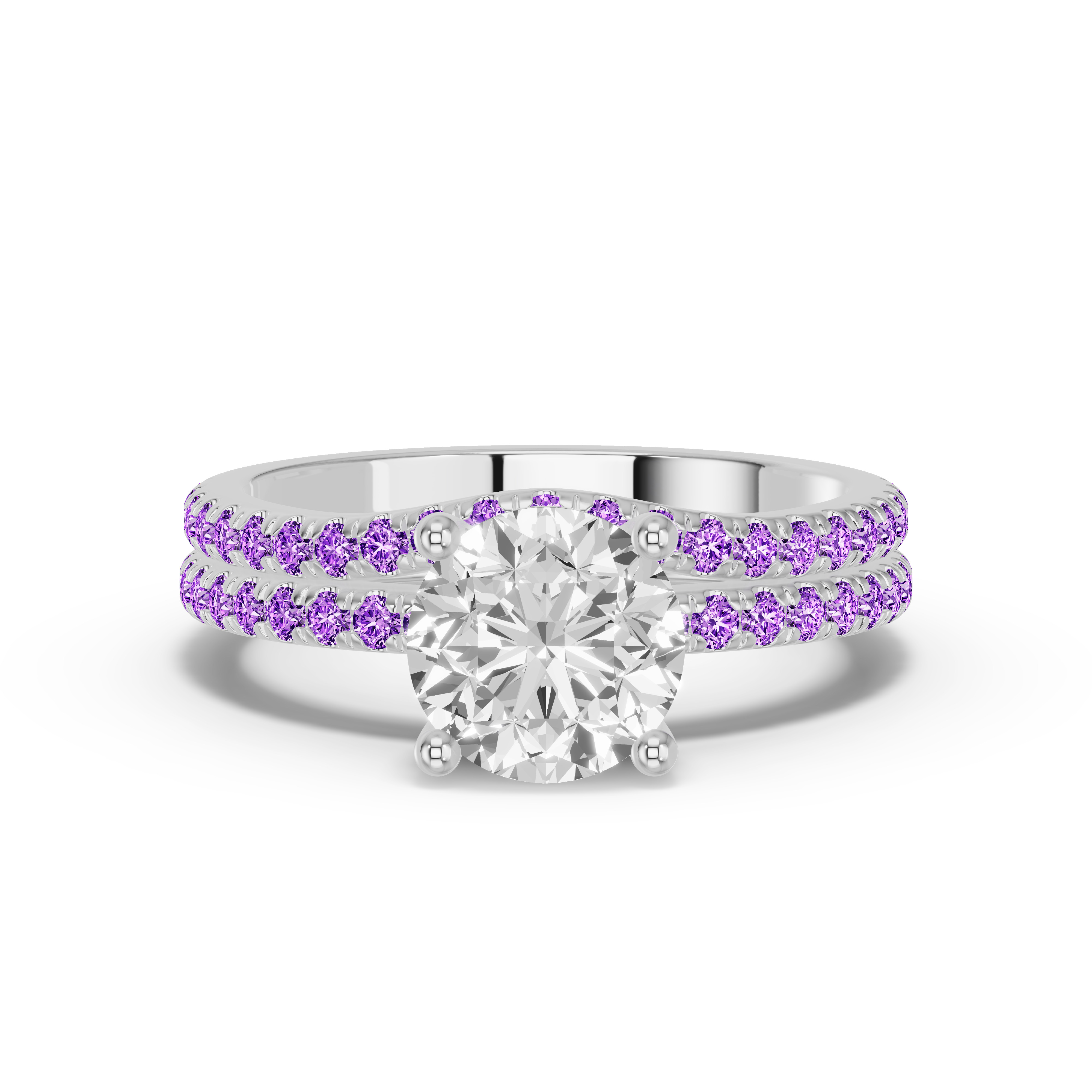 Spectra Amethyst Contoured Band