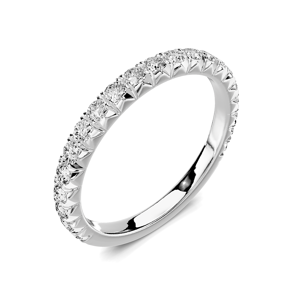 Lumina French Pave Band