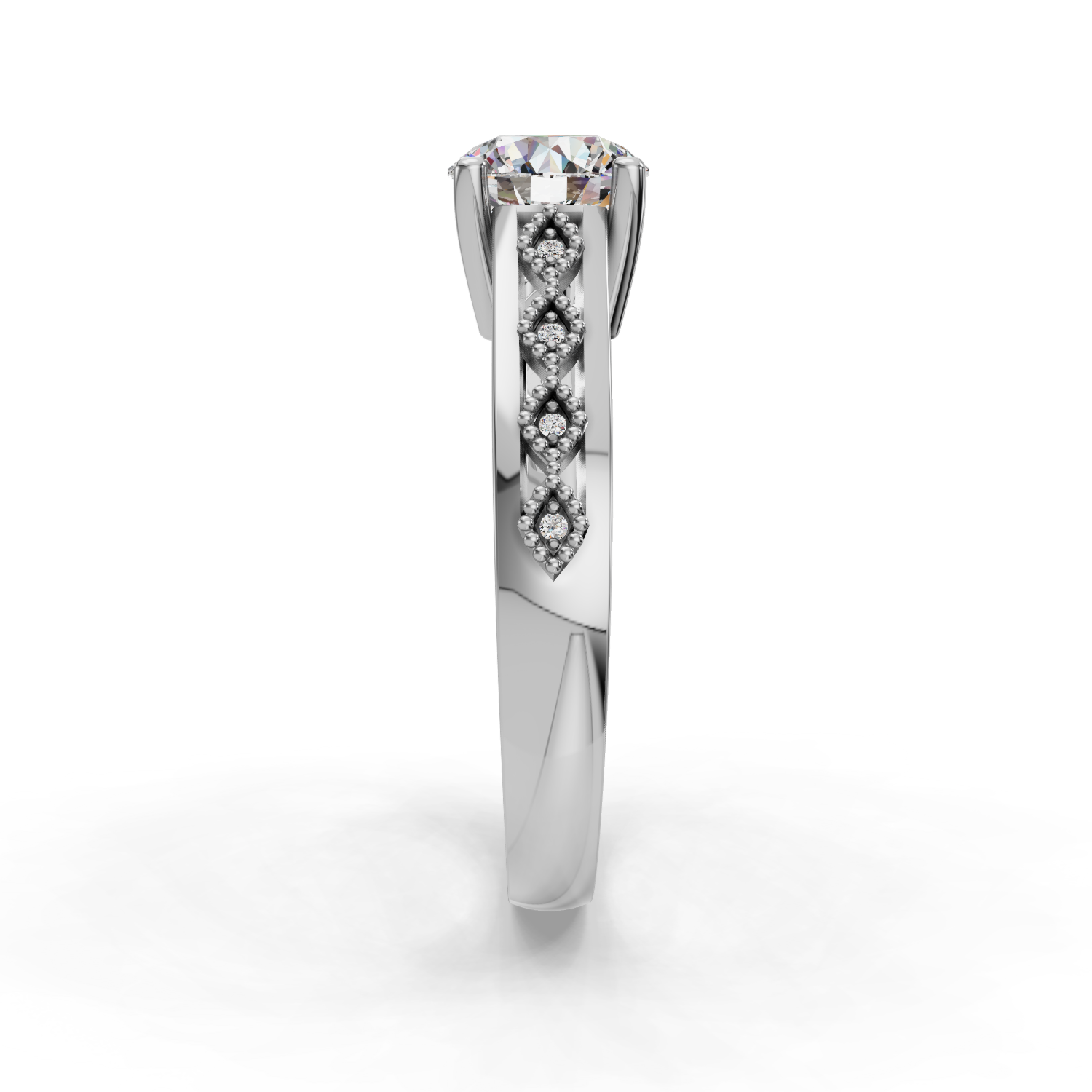 Meadow Solitaire Engagement Ring